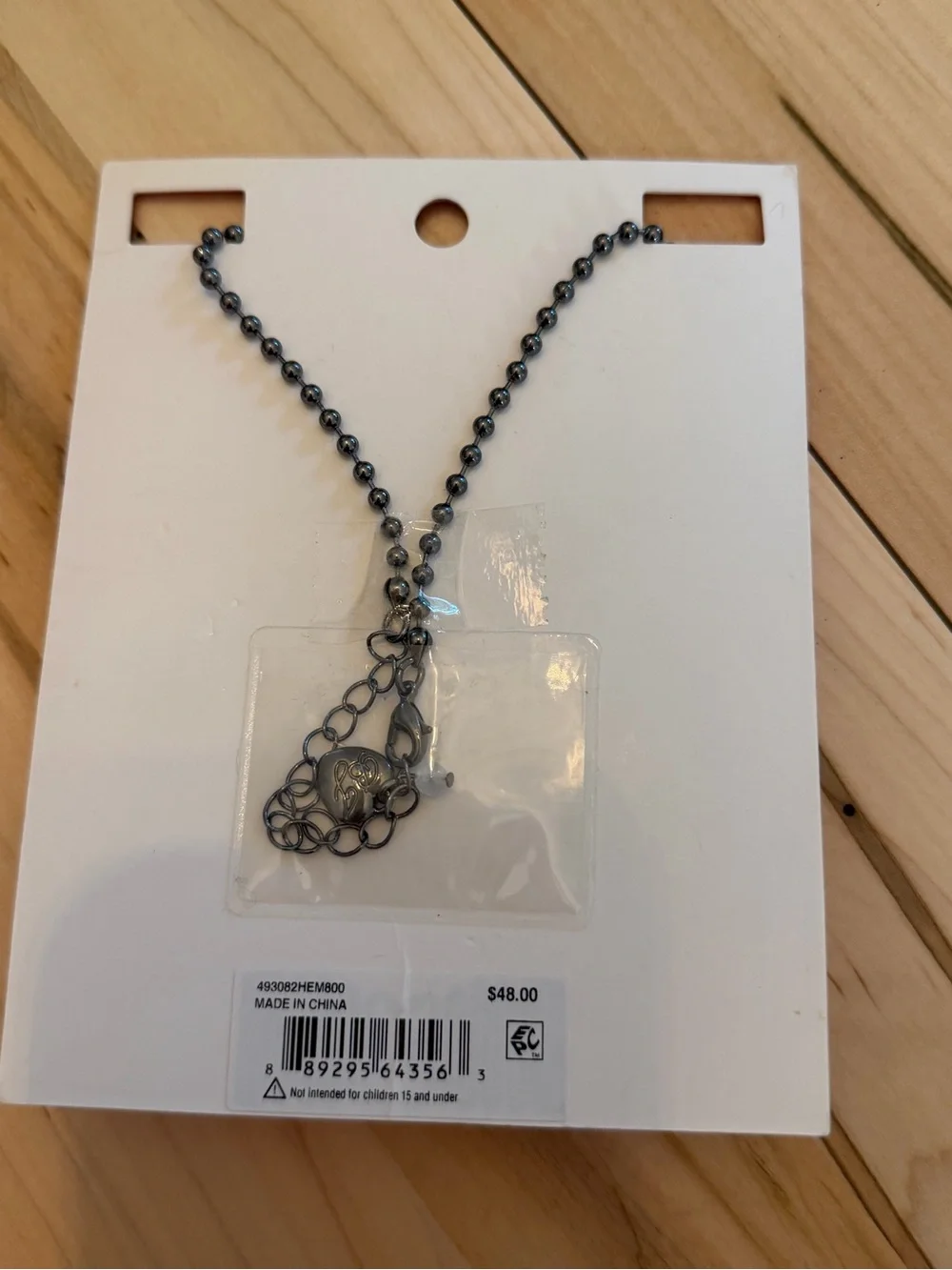 Betsey Johnson Pumpkin Heart Pendant Necklace